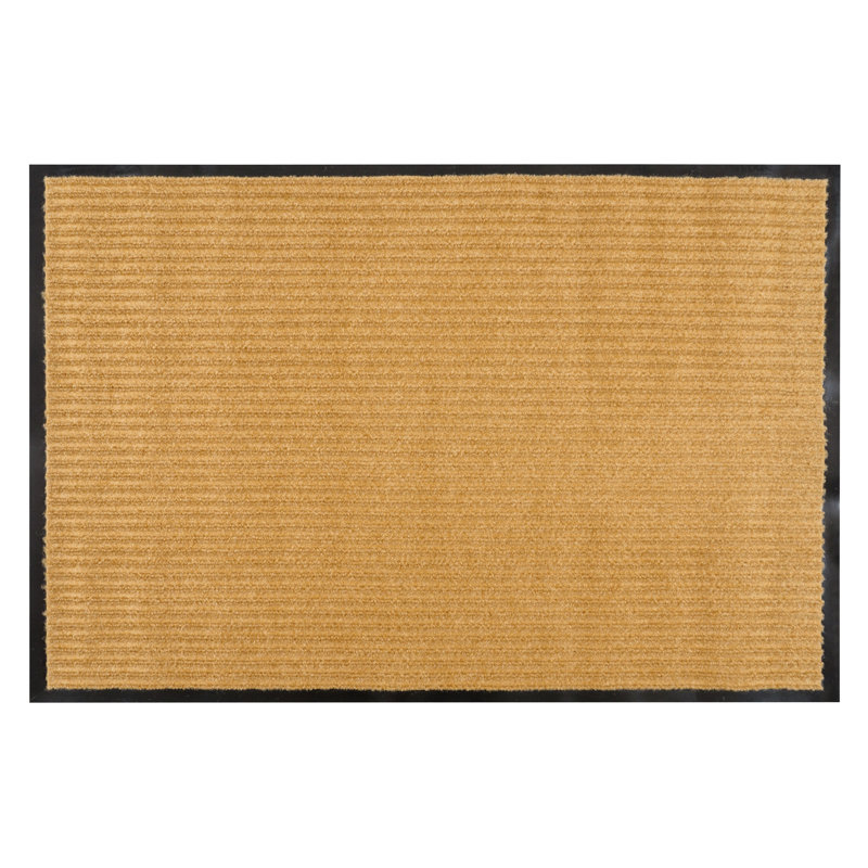 Tapis d'entrée antidérapant Meltham, Rectangle 2 pi x 3 pi, Naturel