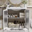 Meuble-lavabo autoportant de 30 po avec lavabo en céramique-1085533362
