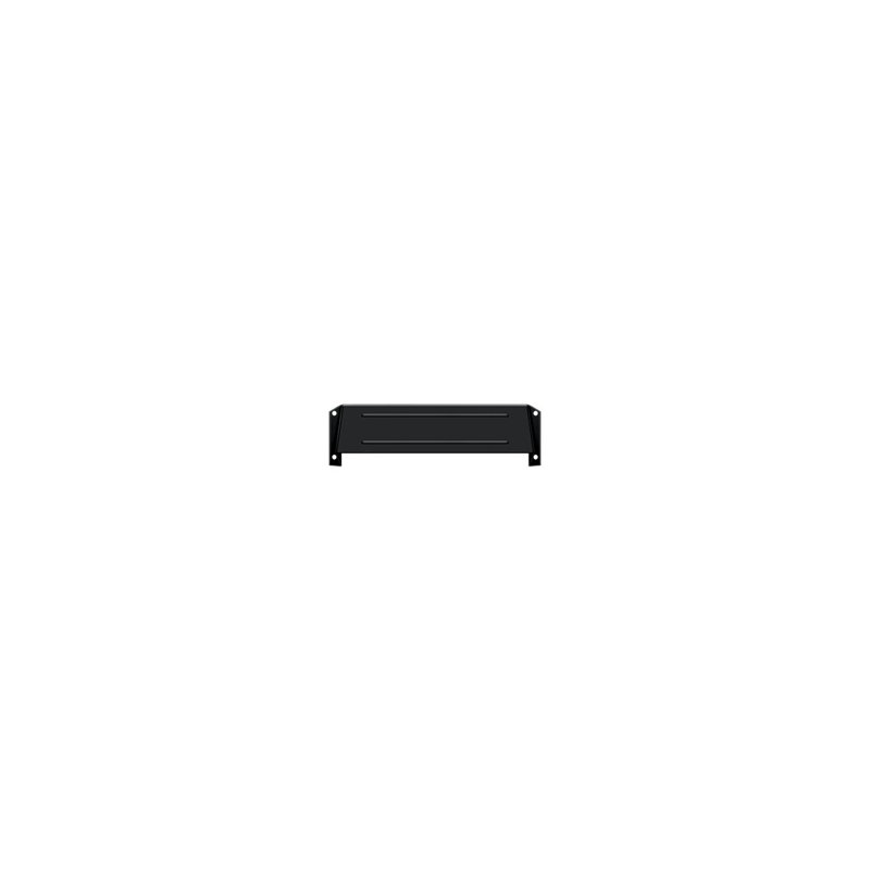 12.5 in x 3.5 in Brass Mail Slot, Black