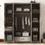 Armoire 4 portes avec 1 tiroir