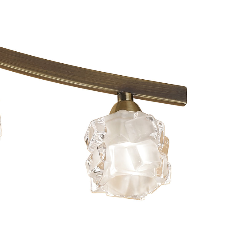 Knudtson 6 - Light Kitchen Island Pendant, Antique Brass