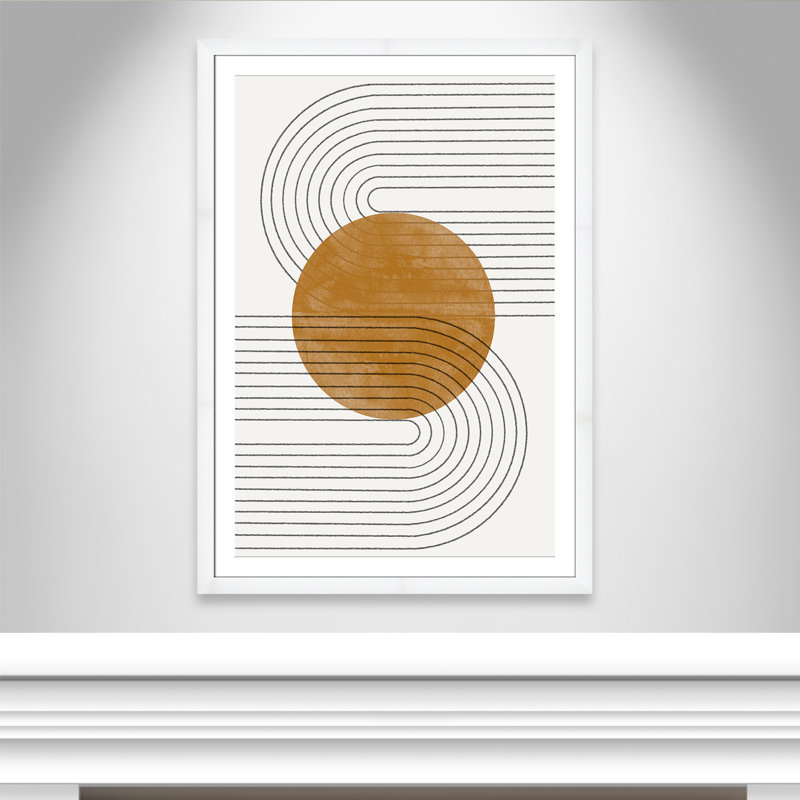 Échos courbés par Miuus Studio, L 35 po x H 49 po, Blanc satiné, Imprimé mat
