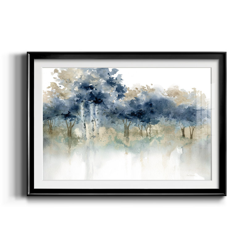 Waters Edge I - Cadre photo, reproduction d'art sur papier, H 18,5 po x l 24,5 po x P 1,5 po, Noir