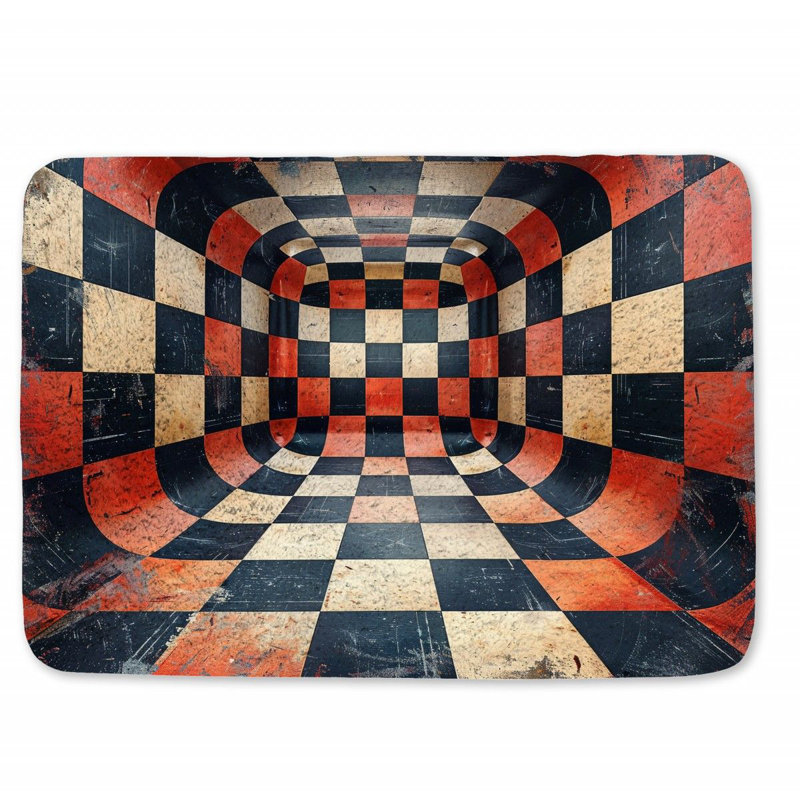 Cianie Microfiber / Microsuede Non-Slip Bath Mat, 17"W x 24"L
