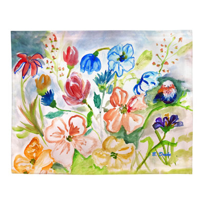 Colorful Flowers Place Mat Set of 4