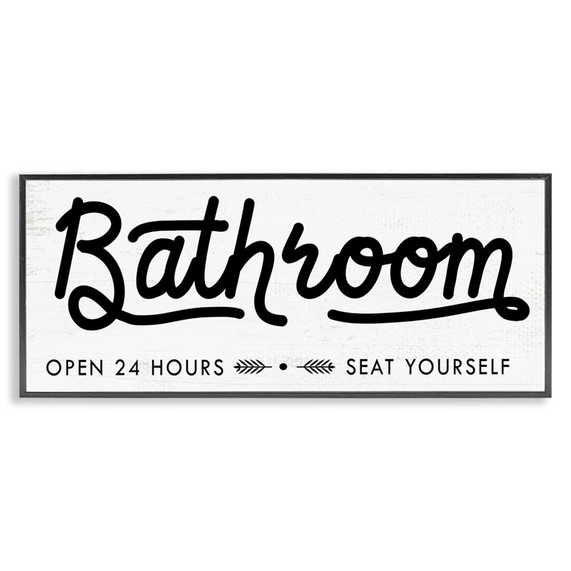 «Seat Yourself», art giclée par Daphne Polselli, Giclée encadrée noir minuit, H 13 po x l 30 po