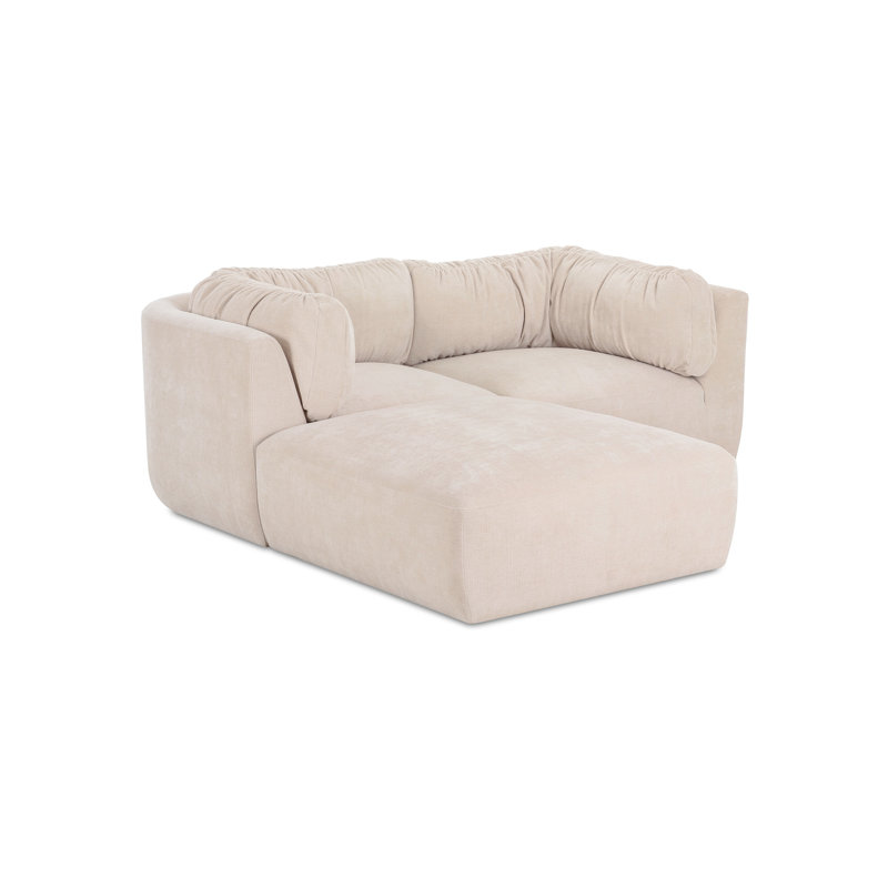 Matina Nook Modular Sectional Oatmeal, Almond Performance Chenille