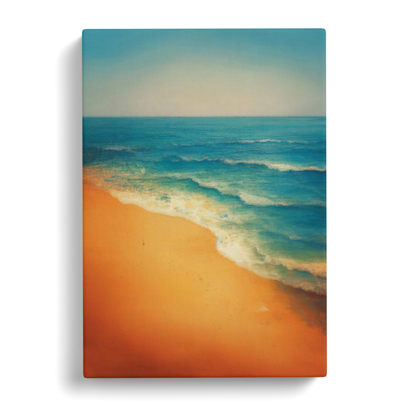 Warm Beach - Wrapped Canvas, 50cm H x 35cm W x 3cm D