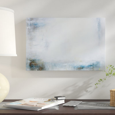 « en rive », reproduction sur toile