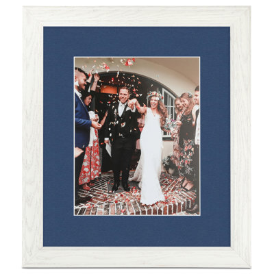 Wood Matte Picture Frame with Mat