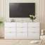 Commode en bois avec 9 tiroirs pour la chambre à coucher-1527051113