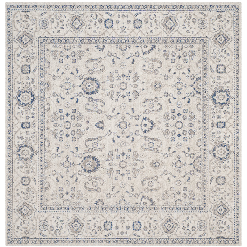 Chewning Performance Oriental Rug, Square 6'7"