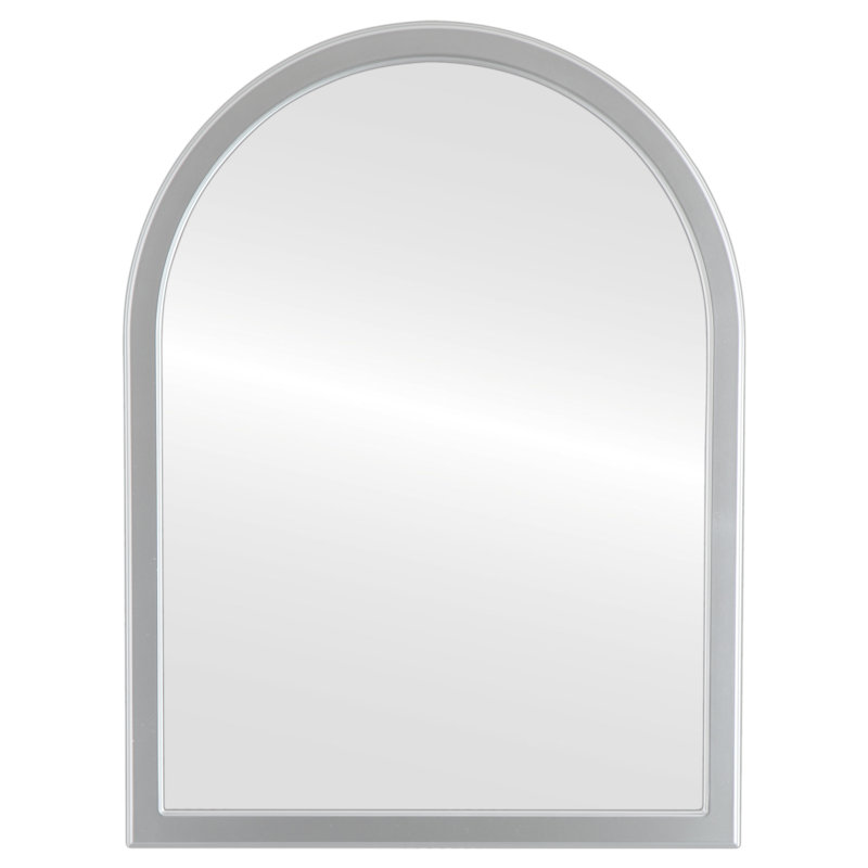 Miroir pleine longueur moderne et contemporain biseauté, Jet argenté