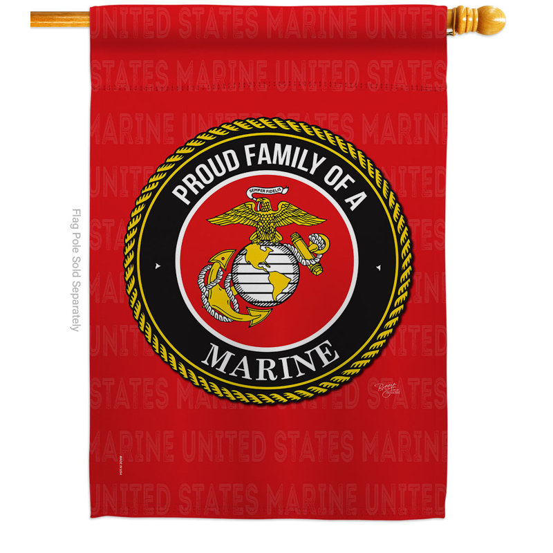 Double Sided 40'' H x 28'' W Polyester House Flag