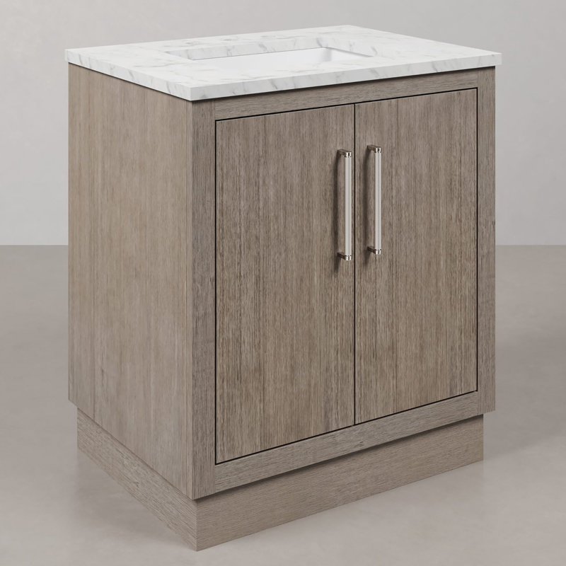 Hugo 30'' W Single Vanity, Chrome