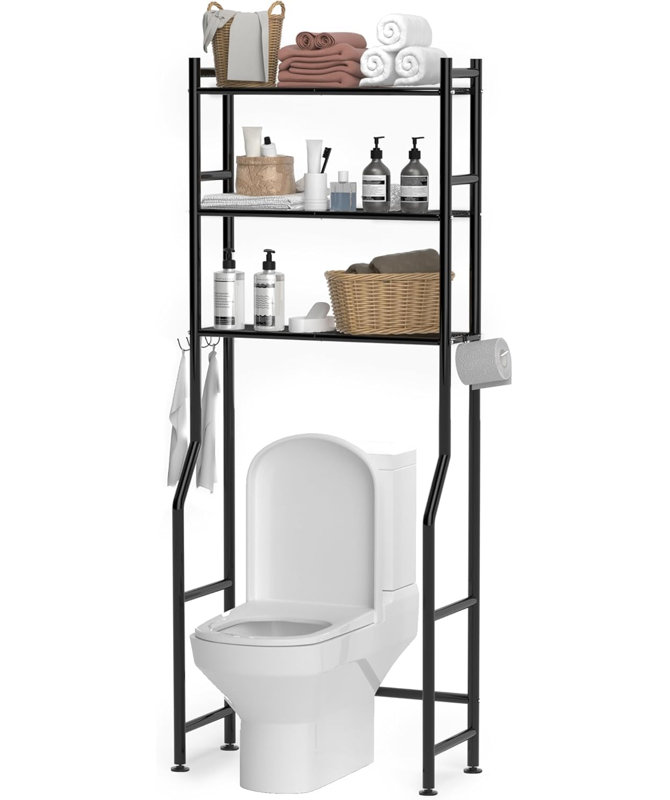 Iron Over The Toilet Storage