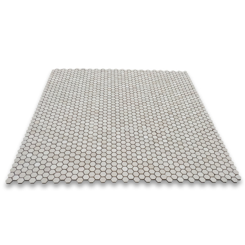 11" x 11" Marble Mosaic Wall & Floor Tile