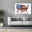 «United States of America» par Cindy Jacobs, art mural sur toile-1292940703