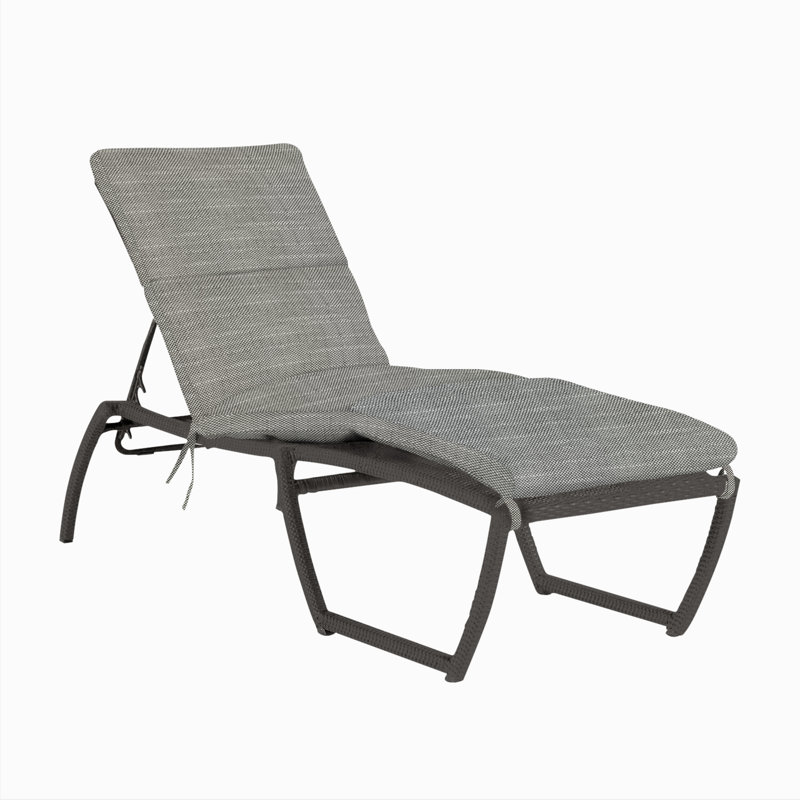 Chaise tissée Skye - Gris ardoise, InsideOut® Rollo ‑ lin argent, Welt, Gris ardoise