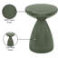 Table d'appoint en fer Anika Hendershot-1065183036