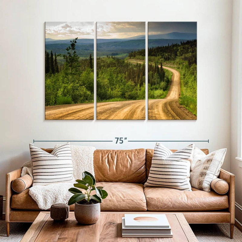Rorry Dalton Highway Trail, 42" H x 65" W