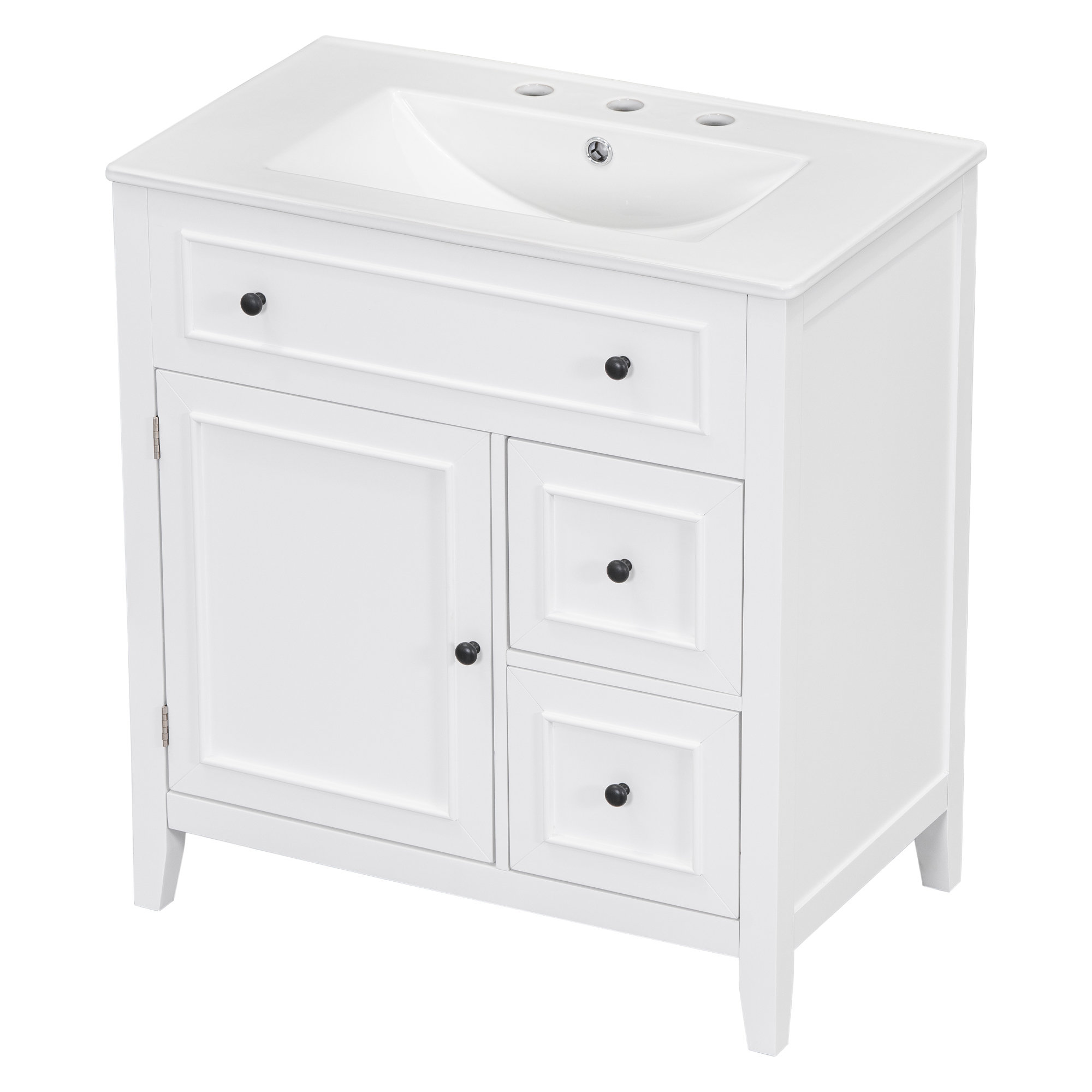 Wildon Home® Dontra Freestanding Bathroom Cabinet with Sink Top | Wayfair