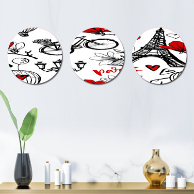 Abstract Wall Decor on Metal