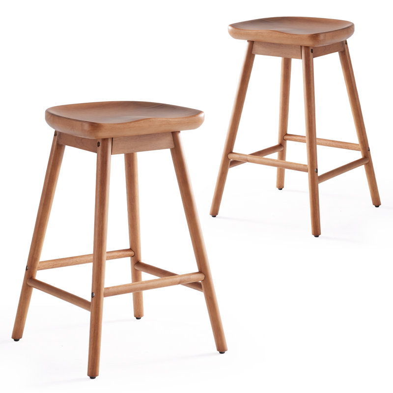 Tabouret de bar 25,9 po, Tabouret de comptoir (siège d'une hauteur de 25,9, Brun