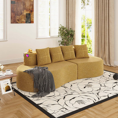 Canapé modulaire courbé demi-lune Minimalist