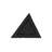 Rift Wall Tile, Triangle, Matte Black, Gold Leaf
