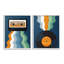 "Retro Music With Stripes" par Laura Marr - 2 pièces-665280910-665483859