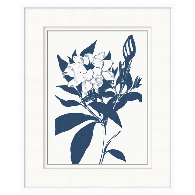 Fleur marine 5 - Peinture sur papier