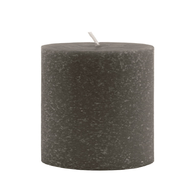 Timberline Unscented Pillar Candle, 3" H x 3" W x 3" D, Pumpkin