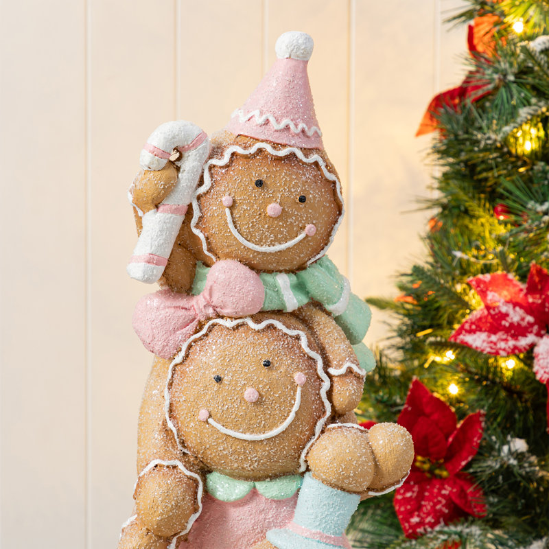 Décoration de porche 29,25 po en résine de Noël