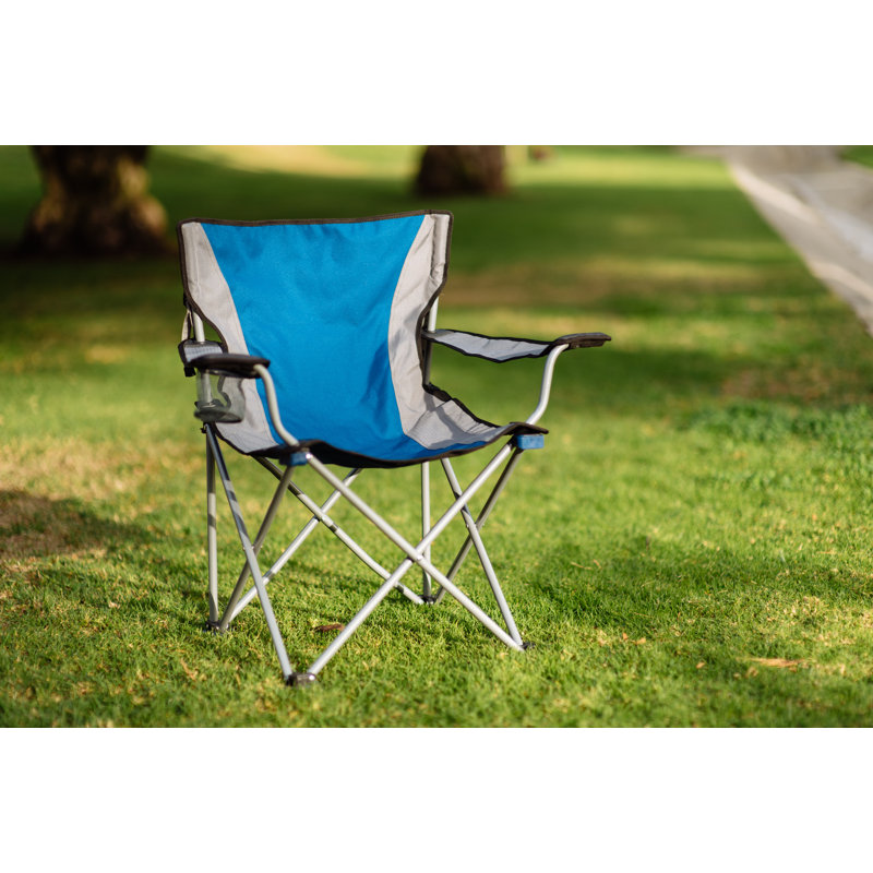 Chaise de camping facilement pliable, Bleu