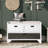 Entryway Bench with Removable Basket and Drawers-1691277880