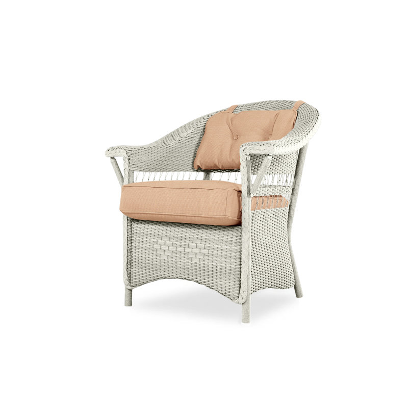 Nantucket Outdoor Dining Armchair, Friendly Flax, Linen