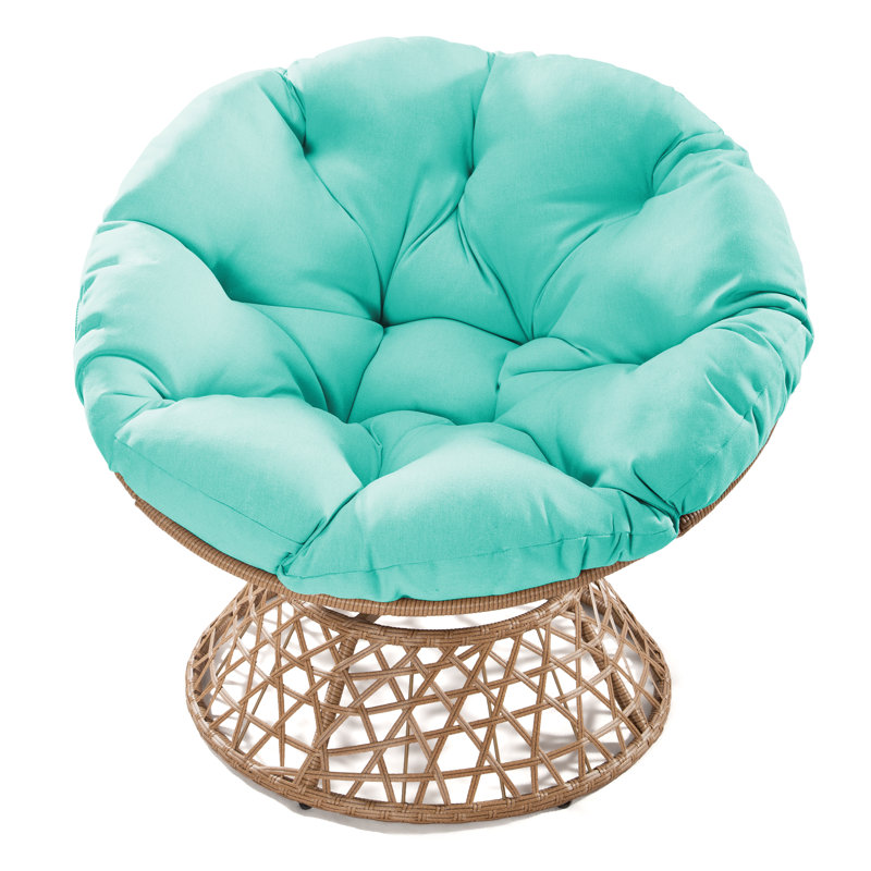Flâneuse Papasan, Bleu aqua
