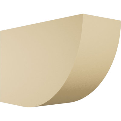 6"W x 10"H x 16"L Standard Durham Signature Urethane Rafter Tail, Primed Tan