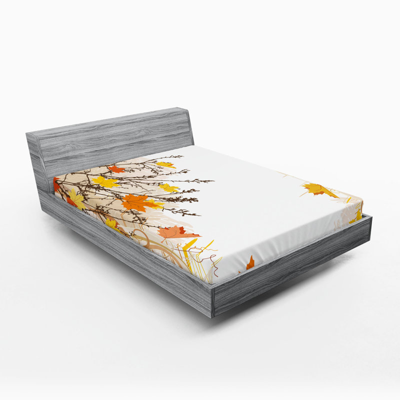 Ensemble de 2 draps-housse Ambesonne Forest, California King Sheet Set
