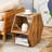 Hexagonal MDF Coffee Table, Characteristic Pattern Stickers-760790434