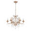 Lustres en cristal 6 lumières Dzesika