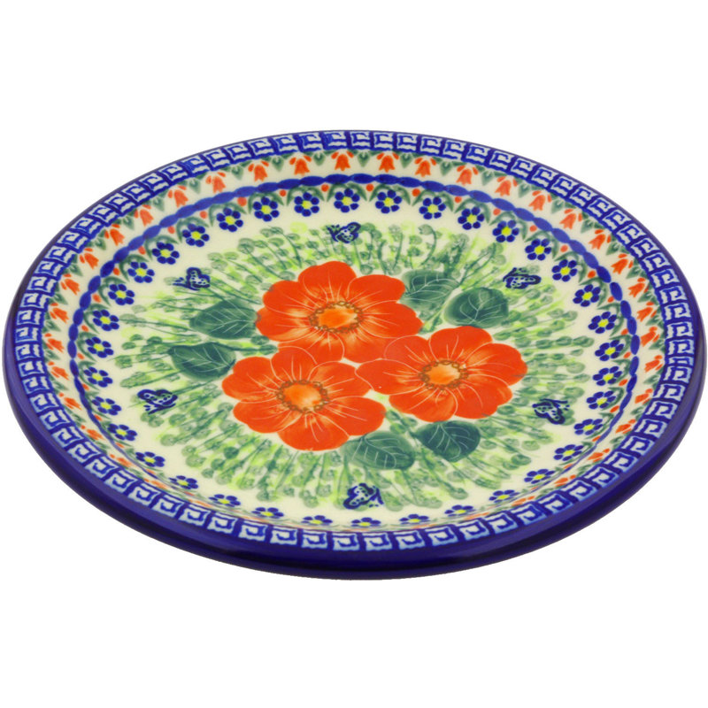 Polish Pottery 11" Stoneware Plate