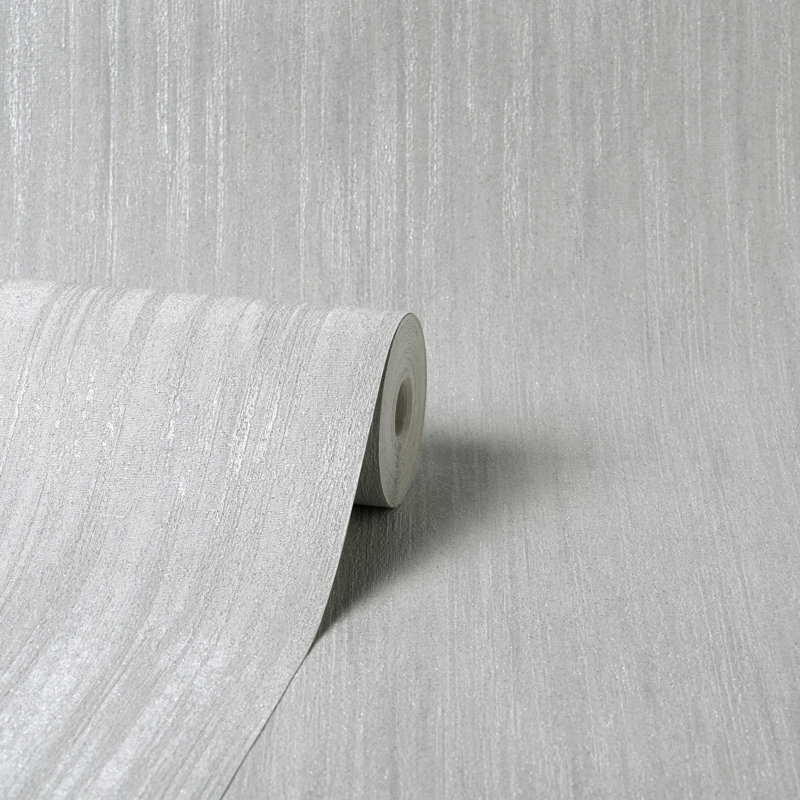 Milano Crepe Textured Wallpaper, Grey