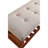 Charla Fabric & Oak Finish Bench-285349624