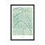 « paris rétro blue urban blueprint map », reproduction d’impression sur toile-33100042-72299748-72299754