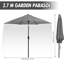 270cm Tilt Market Parasol