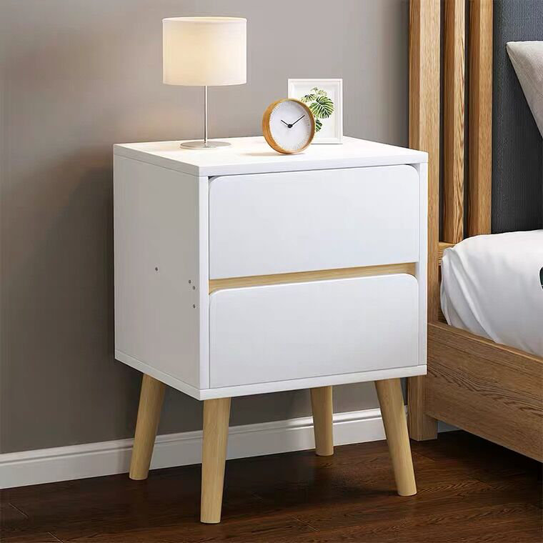 Caillo 46cm W Bedside Table, White