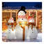 Décoration de Noël de bonhomme de neige gonflable 6,1 pi avec signes