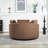 Upholstered Slipcovered Barrel Chair-842625486